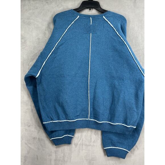 New Free People We The Free Midnight Pullover Size X-large Blue Knit - Picture 6 of 7